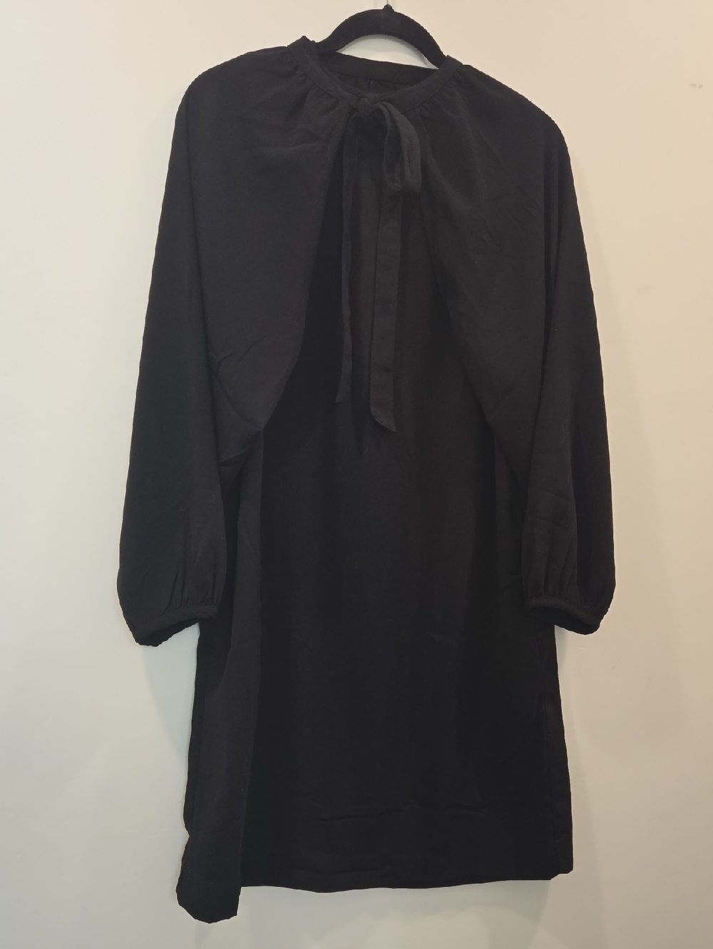 DownEast Black 2 Piece Dress With Cape